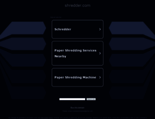 shredder.com screenshot