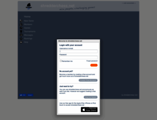 shredderchess.net screenshot