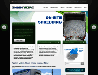 shredinstead.com screenshot