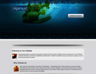 shreeagarwalcaterers.com screenshot