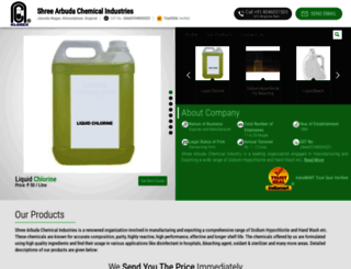 shreearbudachemical.com screenshot