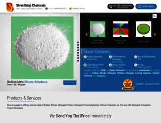 shreebalajichemical.com screenshot