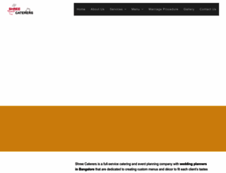 shreecaterers.com screenshot