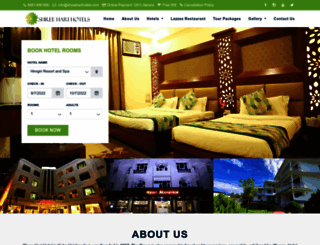 shreeharihotels.com screenshot