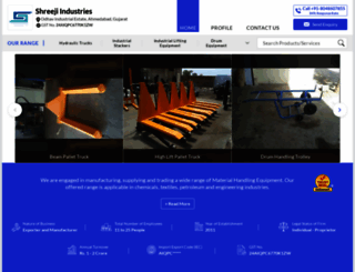 shreejiindustries.in screenshot