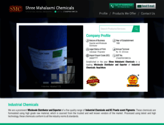 shreemahalaxmichemicals.com screenshot