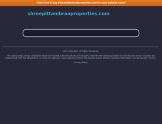shreepittambraaproperties.com screenshot