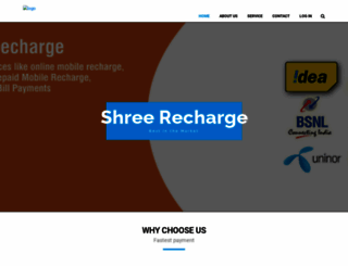 shreerecharge.com screenshot