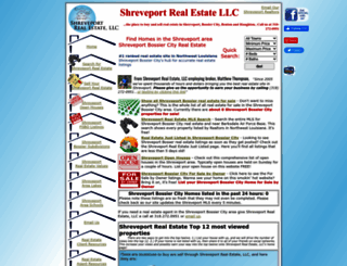 shreveport-real-estate.net screenshot
