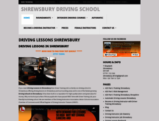 shrewsbury-driving-lessons.com screenshot