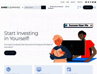 shrexlearning.com screenshot