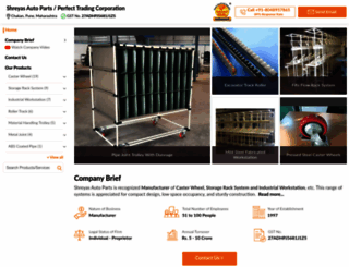 shreyasautoparts.in screenshot