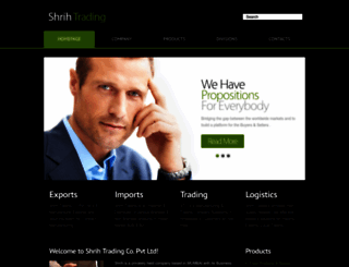 shrihtrading.com screenshot