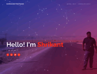 shrikantpatnaik.com screenshot