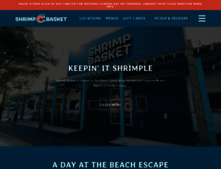 shrimpbasket.com screenshot