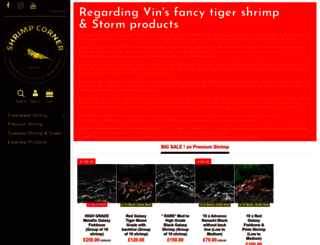 shrimpcorner.co.uk screenshot