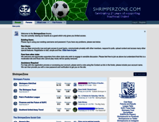 shrimperzone.com screenshot