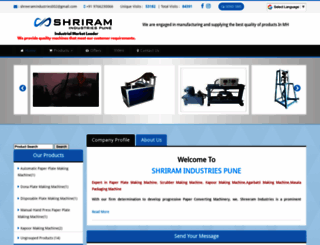 shriramindustriespune.com screenshot