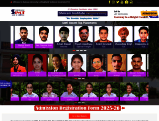 shriraminstitute.com screenshot