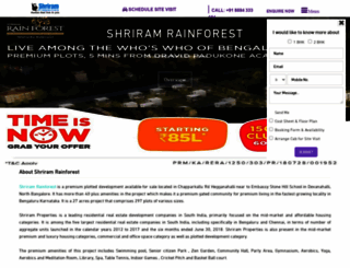 shriramrainforest.org.in screenshot