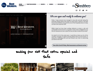 shrubberyhotel.com screenshot