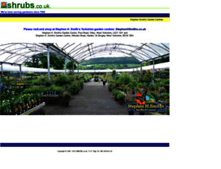 shrubs.co.uk screenshot