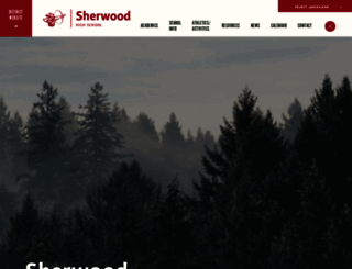 shs.sherwood.k12.or.us screenshot
