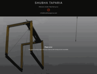 shubhataparia.com screenshot