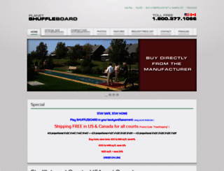 shuffleboardcourt.com screenshot
