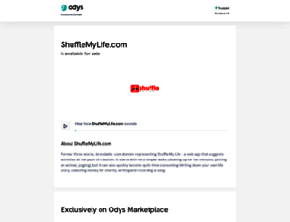 shufflemylife.com screenshot