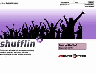 shufflin.com screenshot