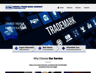 shuklatrademarkcompany.com screenshot