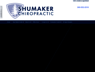 shumakerchiropractic.com screenshot