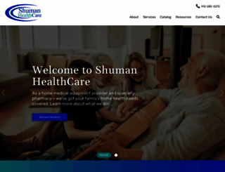 shumanhealthcare.com screenshot