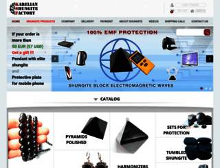 shungit-factory.com screenshot