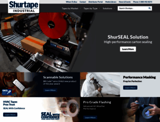 shurtape.com screenshot
