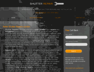 shutterrepairlondon.co.uk screenshot