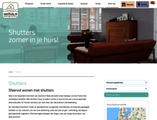 shutters-aanhuis.nl screenshot