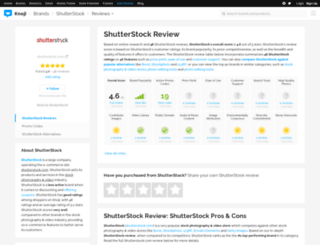 shutterstock.knoji.com screenshot