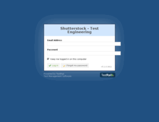 shutterstock.testrail.com screenshot