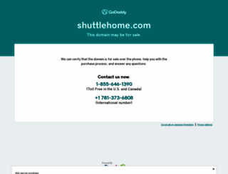 shuttlehome.com screenshot