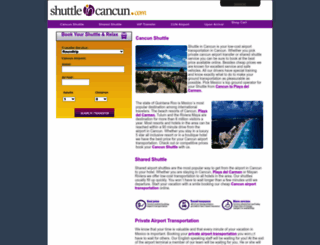 shuttleincancun.com screenshot