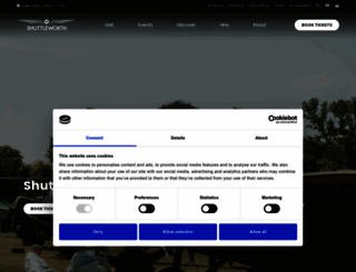 shuttleworth.org screenshot