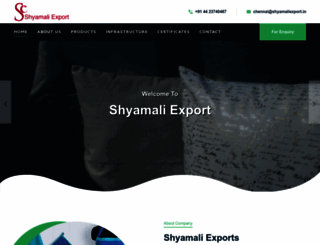 shyamaliexport.com screenshot