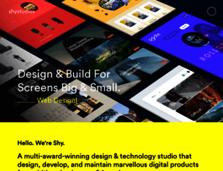 shystudios.co.uk screenshot