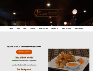 si-am-thairestaurant.com screenshot