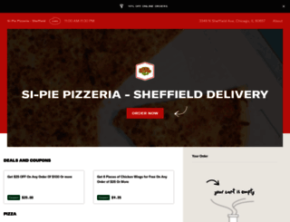 si-piepizzeria.com screenshot