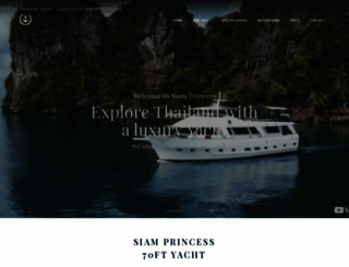 siam-princess-yacht.com screenshot