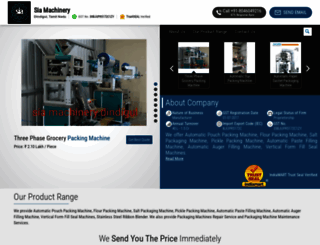 siapackingmachine.com screenshot