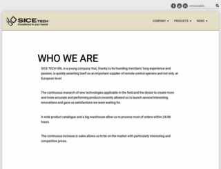 sicetech.it screenshot